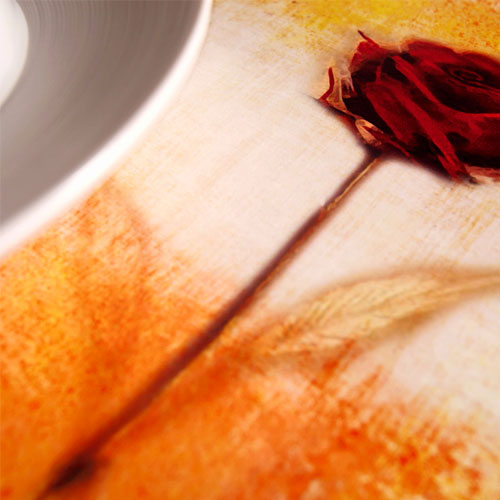 Suport farfurie (placemat) din hartie 35x50 cm, Romance, Fato