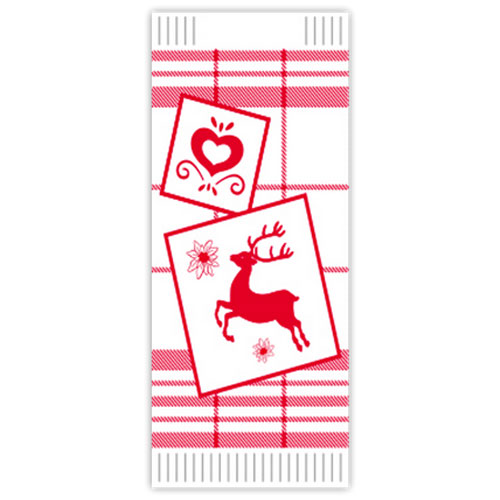 Suport tacamuri cu servetel, 38 x 38 cm, Edelweiss, Fato