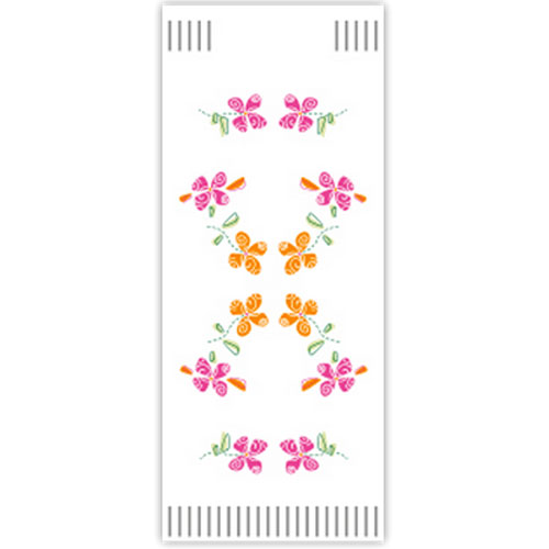 Suport tacamuri cu servetel, 38 x 38 cm, Happy Flowers, Fato