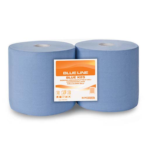 Rola hartie industriala Blue K25, Eurocarta