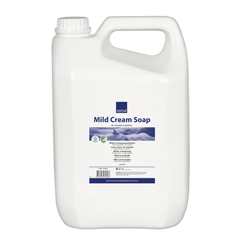 Sapun lichid Abena Mild Cream fara parfum, canistra 5L, Abena
