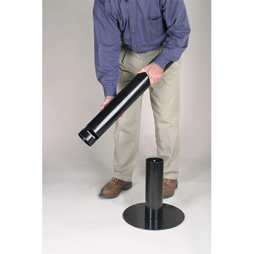Scrumiera Pole, neagru, Rubbermaid