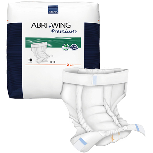 Scutece cu banda, 2550 ml,XL1, Abri-Wing Premium, Abena