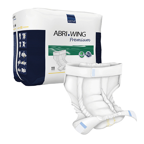 Scutece cu banda, 1450 ml, S1, Abri-Wing Premium, Abena