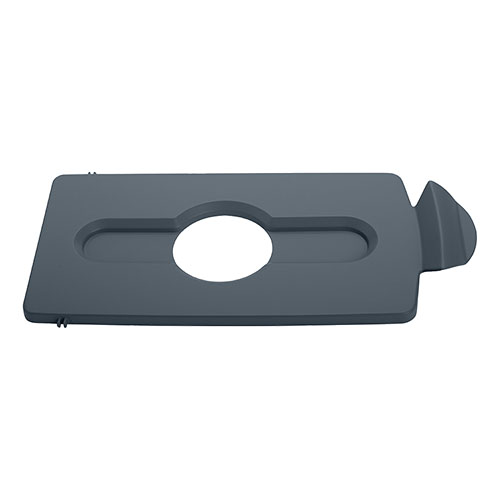 SJRS - Capac deseuri sticla/doza, Rubbermaid gri 