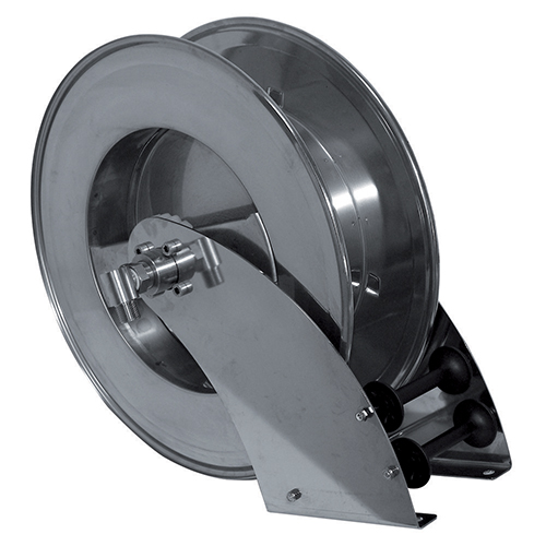 Tambur retractabil din inox pentru furtun 15 m, AV800 400, Ramex