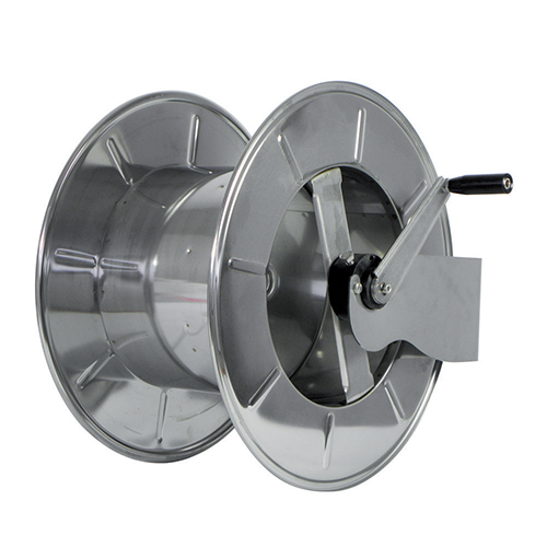 Tambur cu actionare manuala din inox pentru furtun 80 m, AVM9921, Ramex inox aisi 304