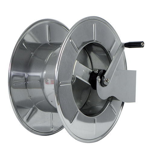 Tambur cu actionare manuala din inox pentru furtun 65 m, AVM9920, Ramex inox aisi 304