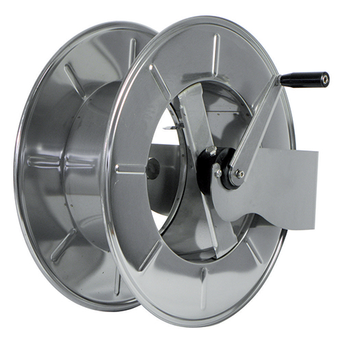 Tambur manual inox pentru furtun de inalta presiune 60 m, 600 bar, RAMEX AVM 9919 600 inox aisi 304