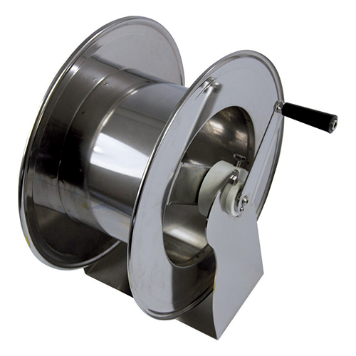 Tambur cu actionare manuala din inox pentru furtun 35-50 m, AVM9811 400, Ramex