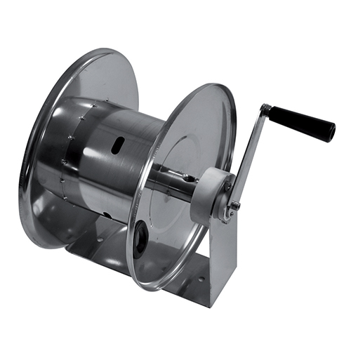 Tambur cu actionare manuala din inox pentru furtun 20 m, AVM9002, Ramex inox aisi 304