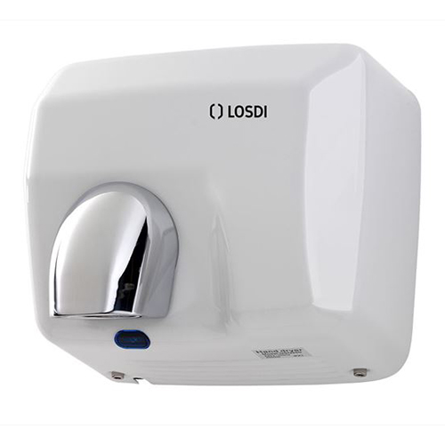Uscator de maini din inox cu senzor 2500 W, Losdi, alb
