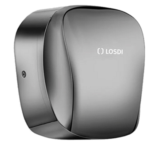 Uscator de maini din inox 1450 W, filtru HEPA, Losdi, argintiu gri 