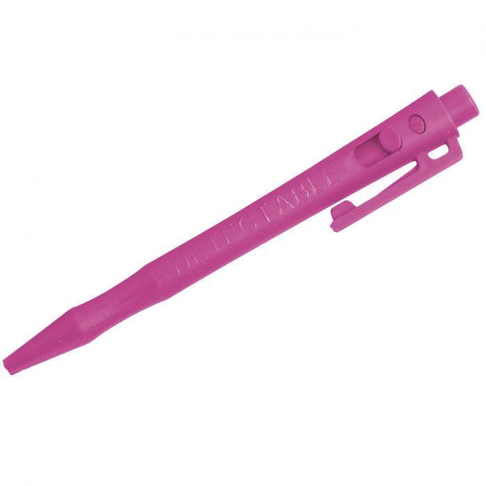 Detectable HD - Pix metal detectabil cu clip, pasta standard, Detectamet, albastru roz 