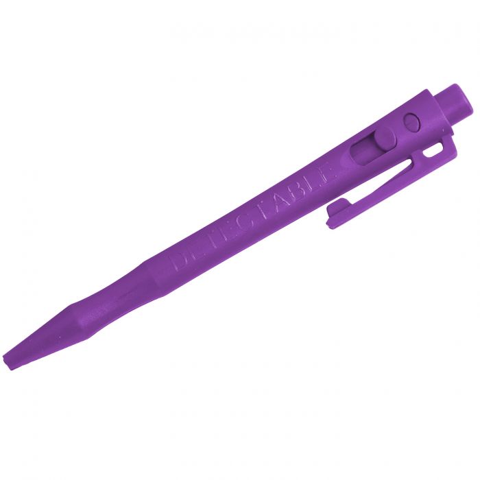 Detectable HD - Pix metal detectabil cu clip, pasta standard, Detectamet, albastru violet 