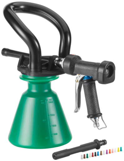 Pulverizator ergonomic cu jet spuma si pistol de presiune 2.5 L, Vikan