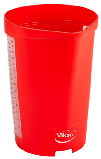 Cana gradata 2L, Vikan, verde rosu 