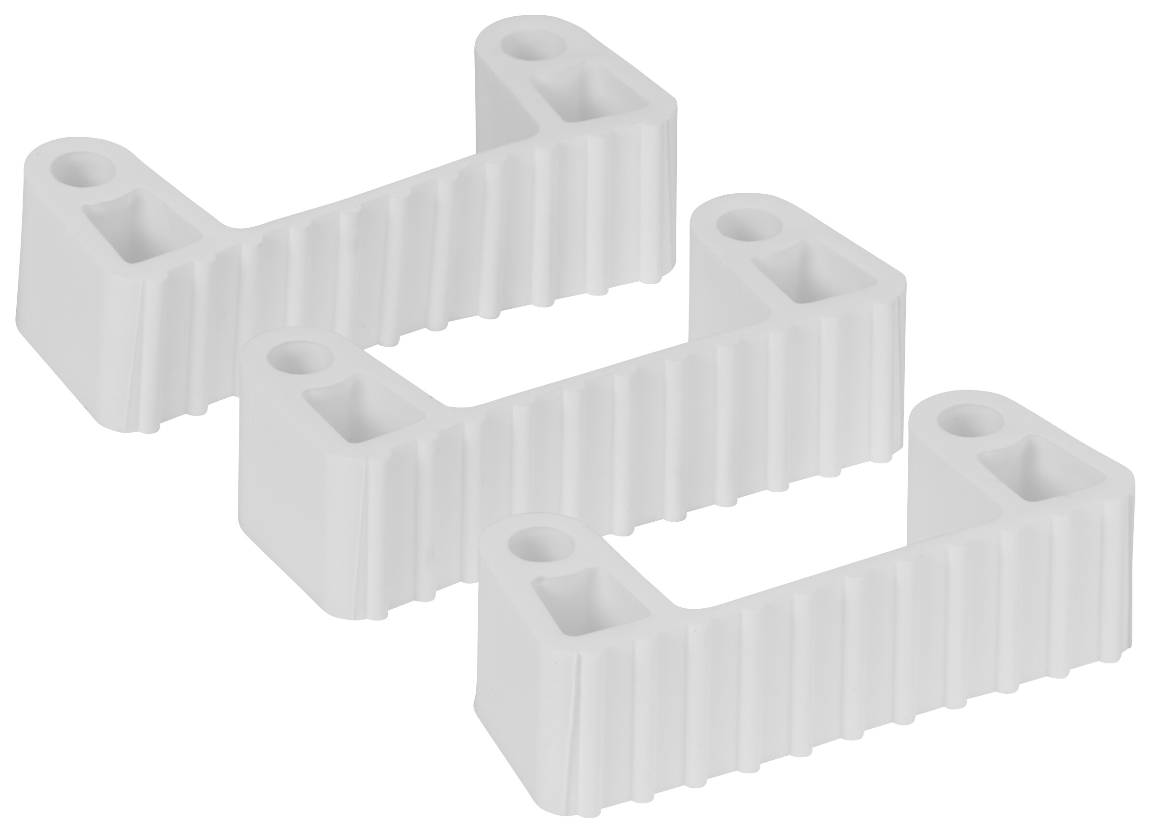 Set 3 cleme din cauciuc pentru suporturile 1011x & 1013x, Vikan alb 