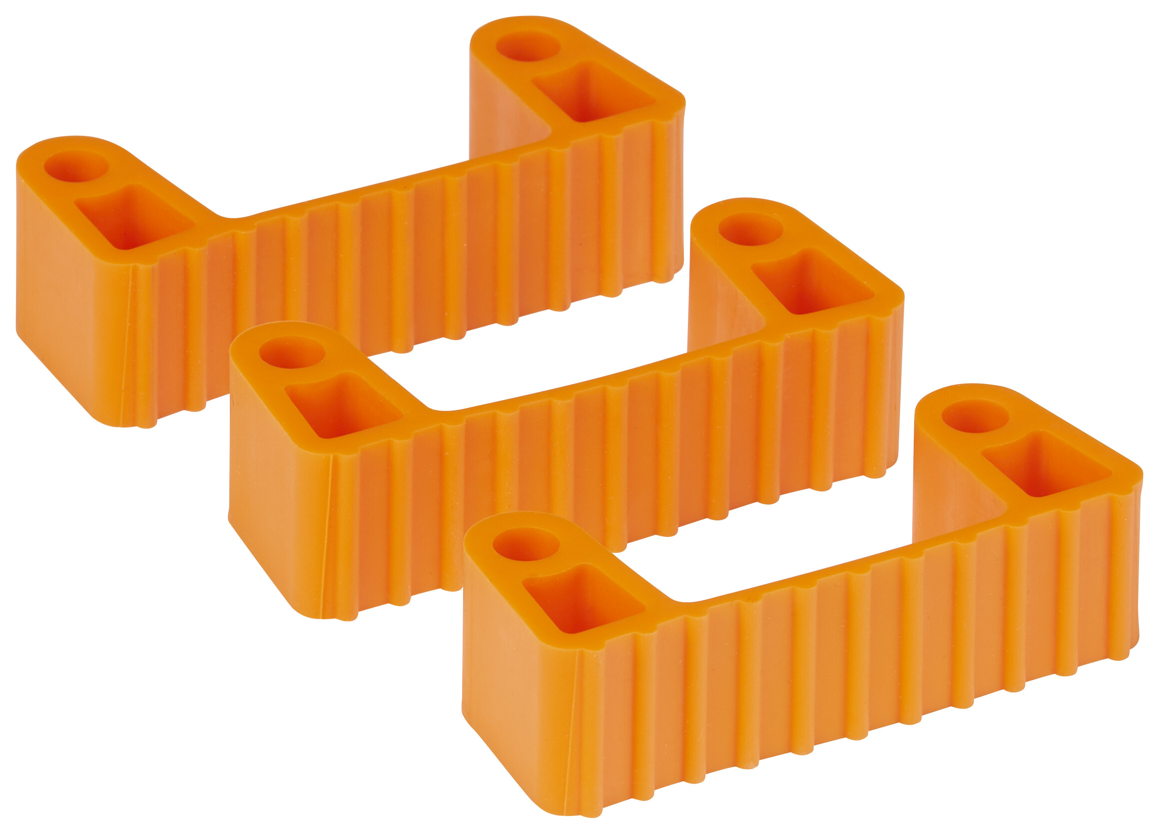 Set 3 cleme din cauciuc pentru suporturile 1011x & 1013x, Vikan portocaliu 