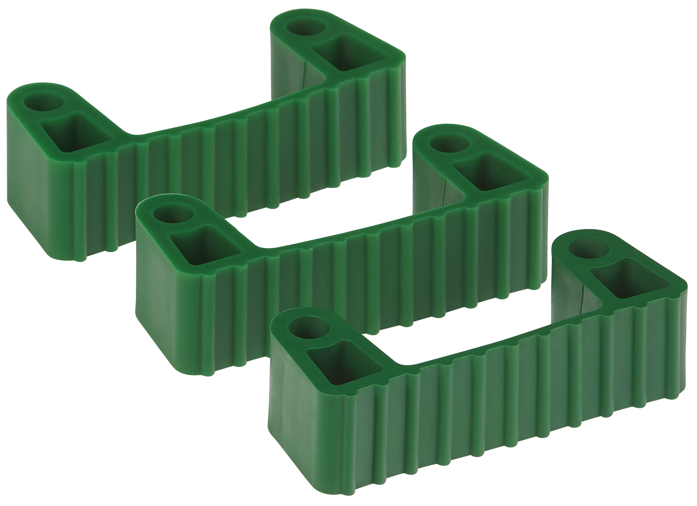 Set 3 cleme din cauciuc pentru suporturile 1011x & 1013x, Vikan verde 
