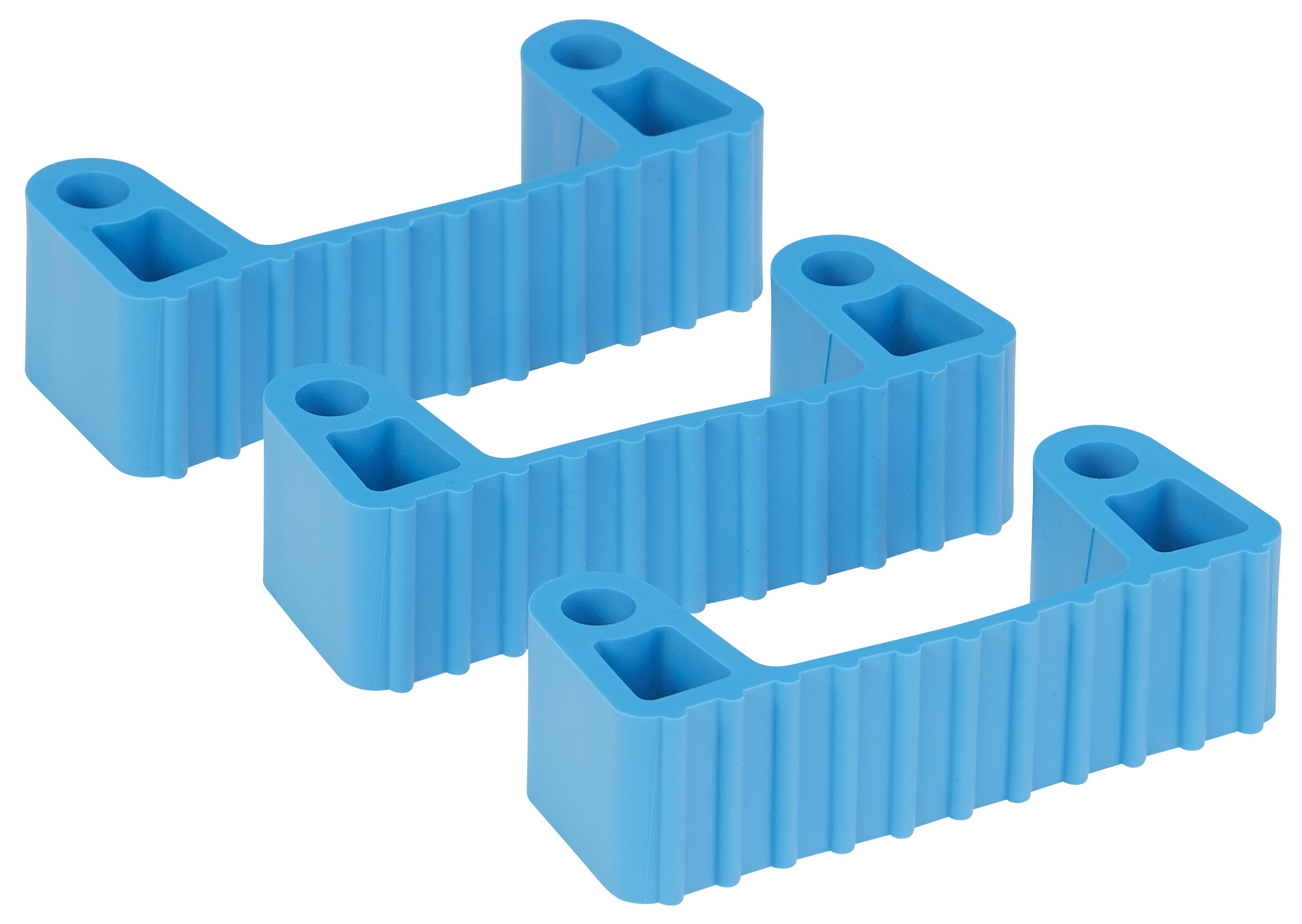 Set 3 cleme din cauciuc pentru suporturile 1011x & 1013x, Vikan albastru 