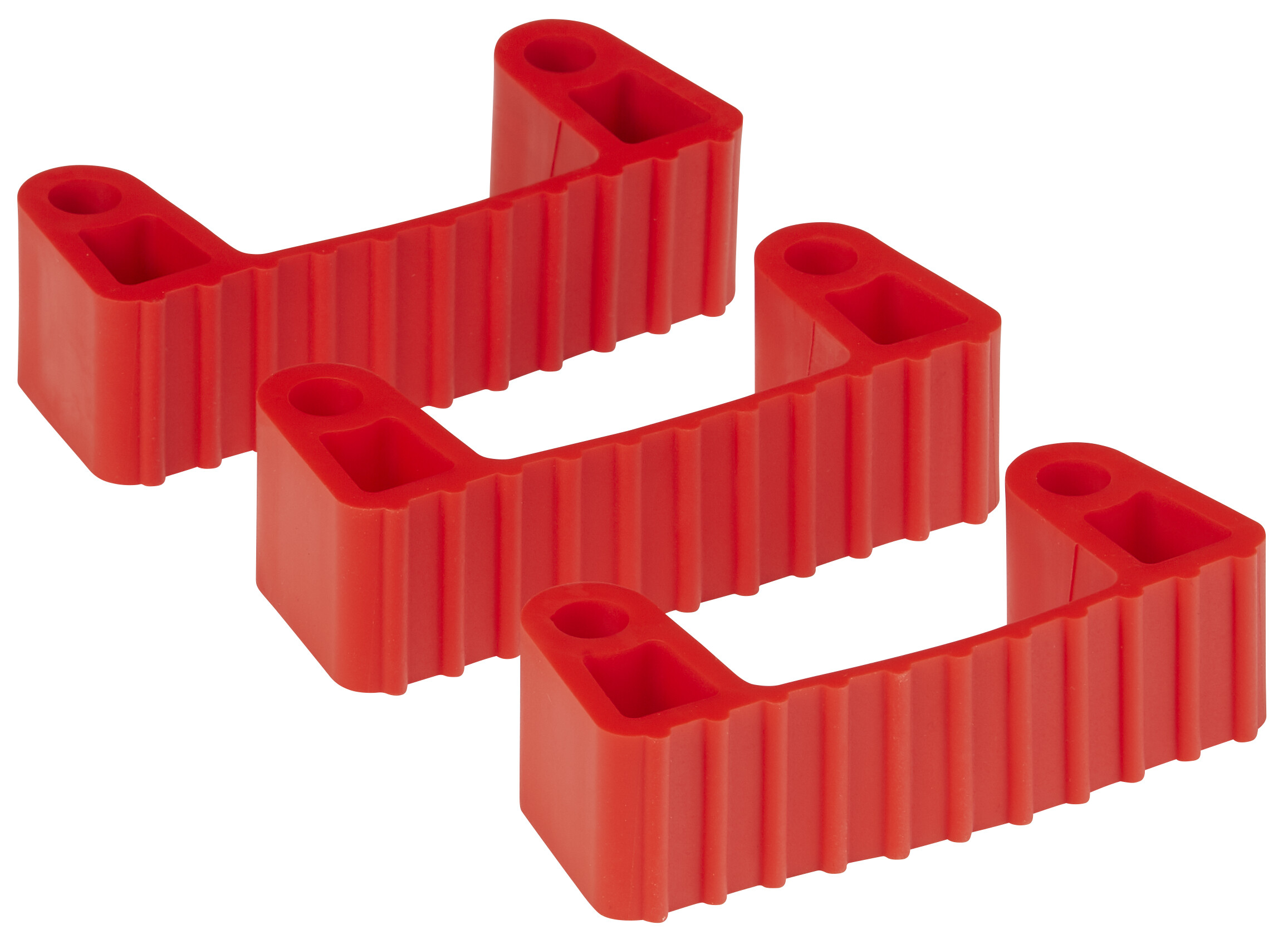 Set 3 cleme din cauciuc pentru suporturile 1011x & 1013x, Vikan rosu 