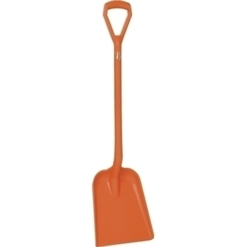 Lopata Ultra Hygiene cu prindere in D 1040 mm,  Vikan 1040mm portocalie 