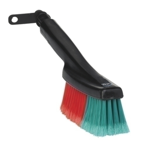 Perie vehicule cu distributie apa 360 mm, peri moi/despicati, neagra, Vikan