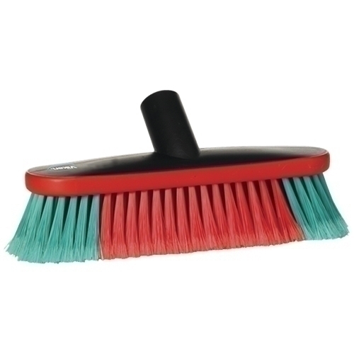 Perie auto cu distributie apa 270 mm,peri moi/despicati, neagra, Vikan