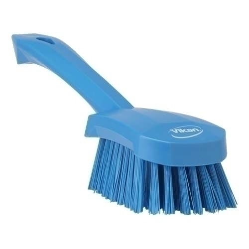 Perie cu maner scurt, peri duri, 270 mm,  Vikan 270 mm albastru 