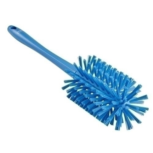 Perie curatare tevi Ultra Hygiene Ø90 mm, peri medii/duri, Vikan, albastru