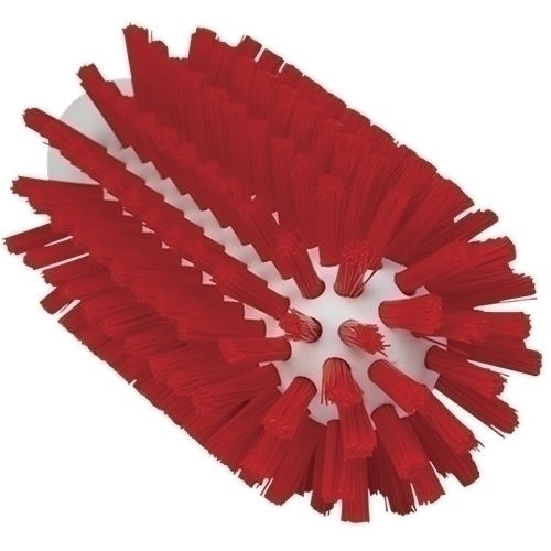 Perie curatare tevi &Oslash;63 mm, peri duri, Vikan 63mm rosu 