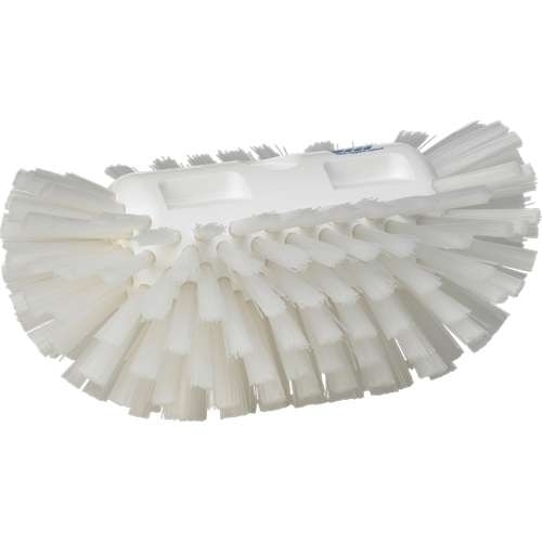 Perie ovala pentru rezervoare, 205 mm, peri duri,  Vikan 205mm alb 