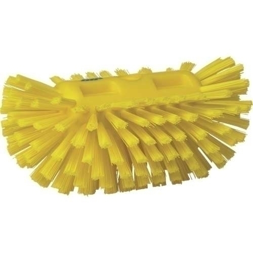 Perie ovala pentru rezervoare, 205 mm, peri duri,  Vikan 205mm galben 