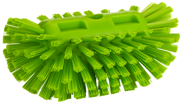 Perie ovala pentru rezervoare, 205 mm, peri duri,  Vikan 205mm lime 
