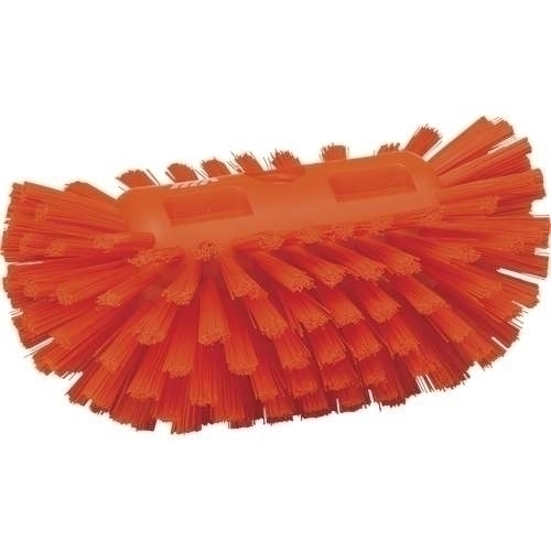 Perie ovala pentru rezervoare, 205 mm, peri duri,  Vikan 205mm portocalie 