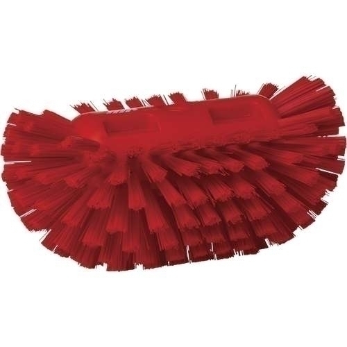 Perie ovala pentru rezervoare, 205 mm, peri duri,  Vikan 205mm rosu 