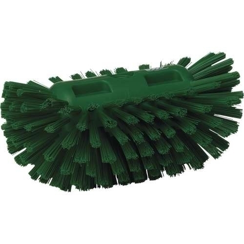 Perie ovala pentru rezervoare, 205 mm, peri duri,  Vikan 205mm verde 