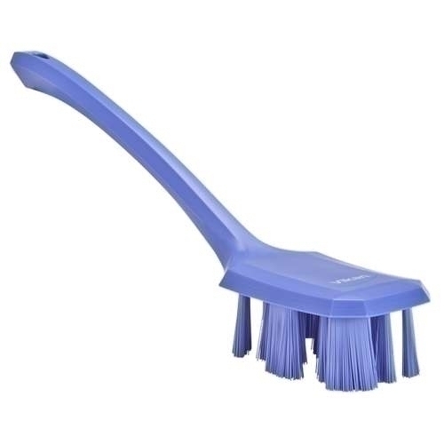 Perie UST cu maner lung si peri duri 395 mm,  Vikan 395 mm violet 