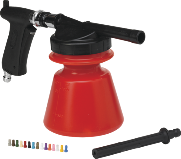 Pulverizator cu jet spuma 1.4 L, Vikan, verde rosu 