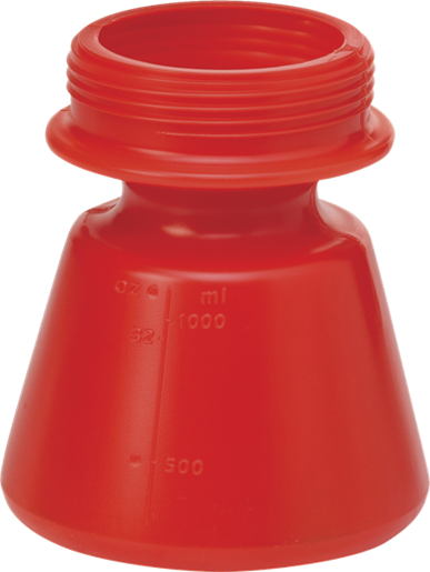 Recipient pentru pulverizator cu spuma 1.4L, Vikan, verde rosu 