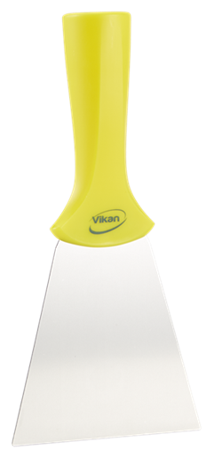 Scraper lamela inox cu filet 100 mm, Vikan, roz galben 