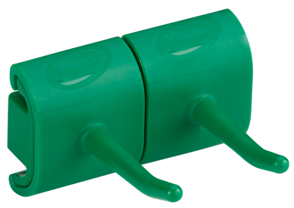 Suport perete (carlig) Hygienic 2 produse 82 mm, Vikan verde 