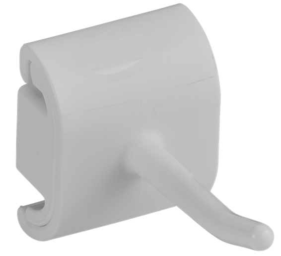 Suport perete (carlig) Hygienic 1 produs 41,5 mm, Vikan alb 
