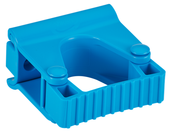 Suport perete (clema cauciuc) Hygienic 1 produs 82 mm, Vikan, roz albastru 