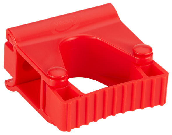 Suport perete (clema cauciuc) Hygienic 1 produs 82 mm, Vikan, roz rosu 