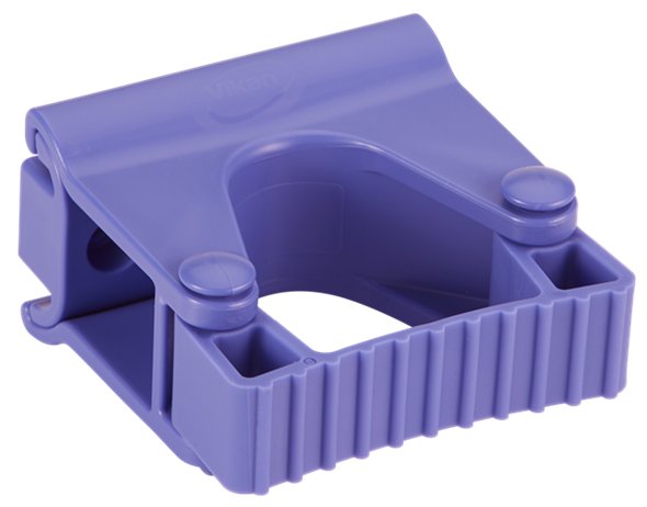 Suport perete (clema cauciuc) Hygienic 1 produs 82 mm, Vikan, roz violet 