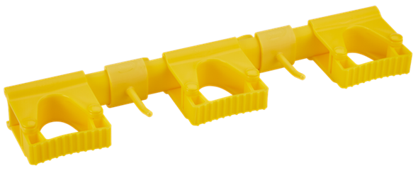 Suport perete Hygienic Hi-Flex 3-5 produse 420 mm, Vikan galben 