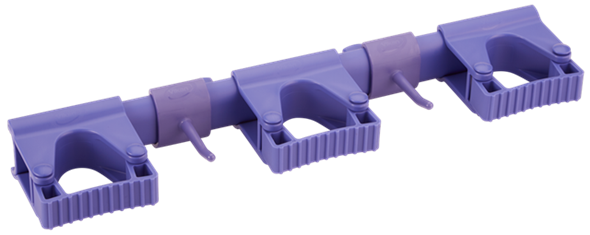 Suport perete Hygienic Hi-Flex 3-5 produse 420 mm, Vikan violet 
