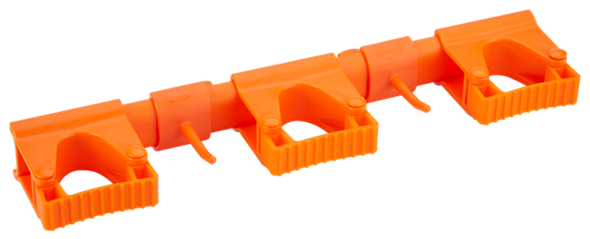 Suport perete Hygienic Hi-Flex 3-5 produse 420 mm, Vikan portocalie 